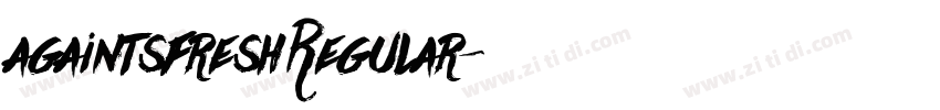 againtsfresh Regular字体转换